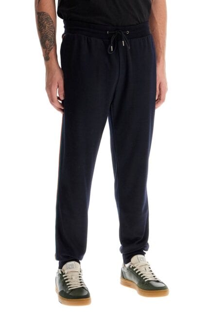 PAUL SMITH Wool Jersey Joggers For Comfortable