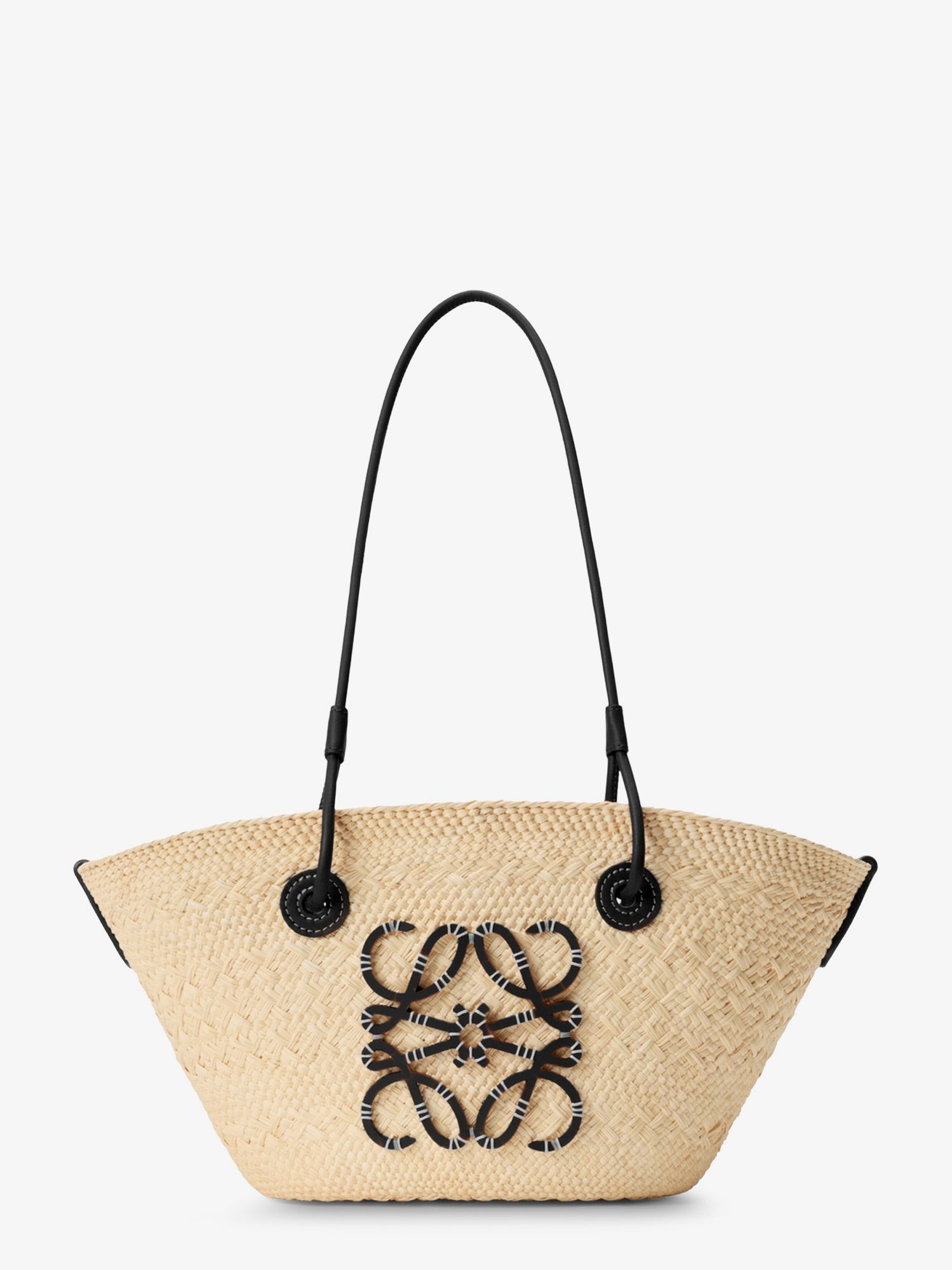 LOEWE Paula's Ibiza-Anagram Palm Leaves And Leather Shoulder Bag