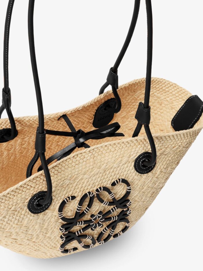 LOEWE Paula's Ibiza-Anagram Palm Leaves And Leather Shoulder Bag