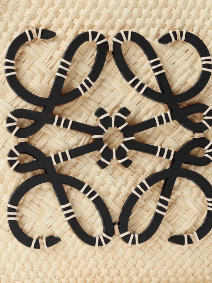 LOEWE Paula's Ibiza-Anagram Palm Leaves And Leather Shoulder Bag