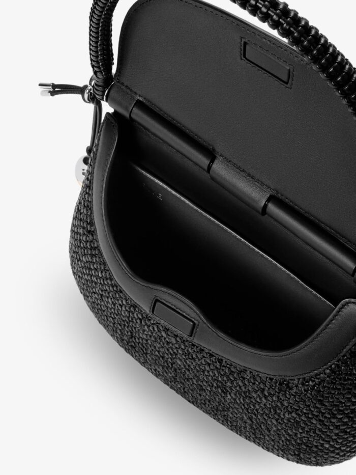 LOEWE Paula's Ibiza -Pescador Raffia And Leather Handbag
