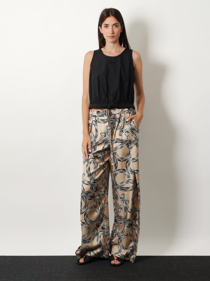 Loewe Paula's Ibiza - Printed Silk Trousers