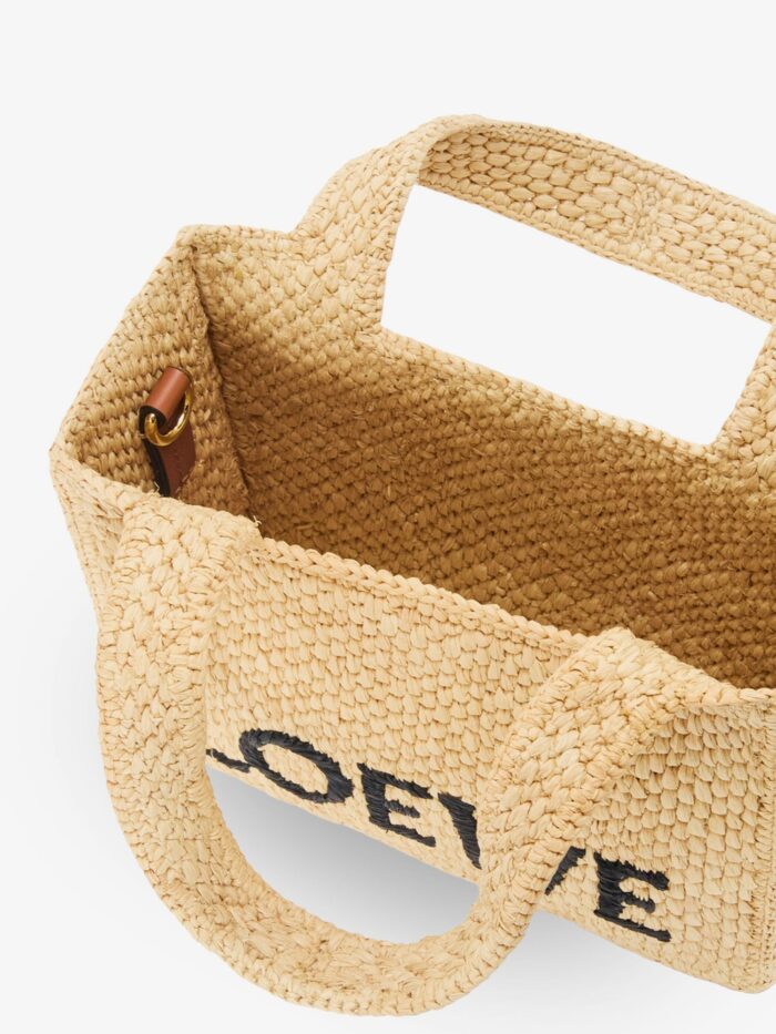 Paula's Ibiza -Loewe Front Mini Raffia Handbag