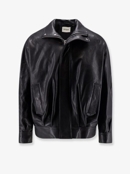 ARMA Paulo Black Leather Jacket