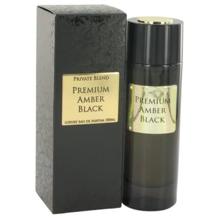 Private Blend Premium Amber Black By Chkoudra Paris - Eau De Parfum Spray 3.4 Oz