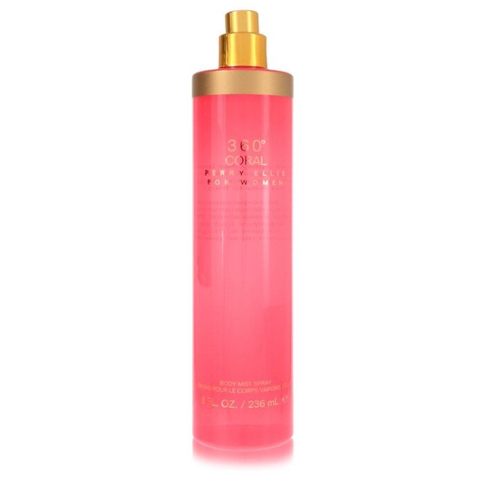 Perry Ellis 360 Coral By Perry Ellis - Body Mist (Tester) 8 Oz