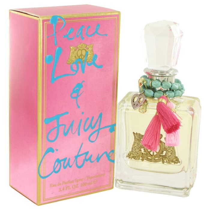 Peace Love & Juicy Couture By Juicy Couture - Eau De Parfum Spray 3.4 Oz