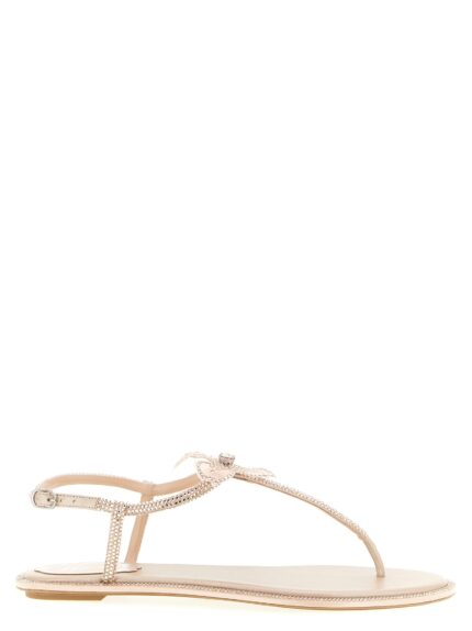 RENE CAOVILLA 'Peach Flower' Sandals