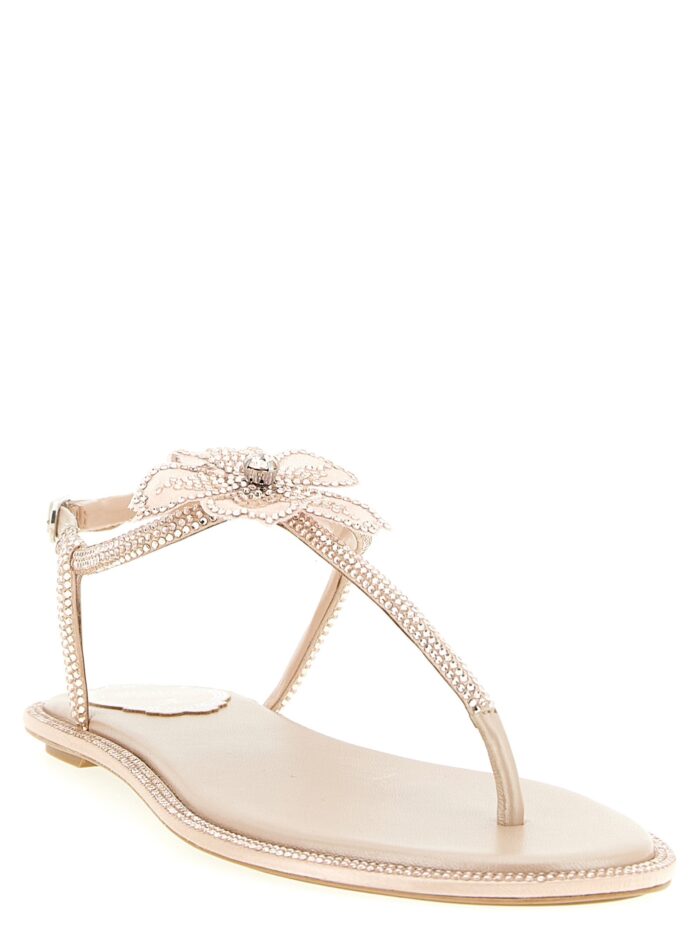 RENE CAOVILLA 'Peach Flower' Sandals