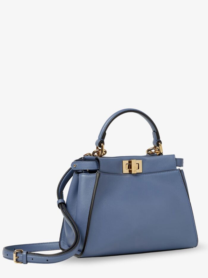 Fendi Peekaboo Mini Leather Handbag