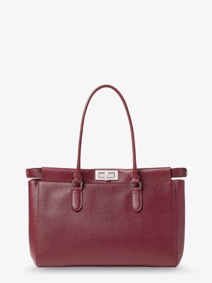 Fendi Peekaboo Tote Leather Shoulder Bag