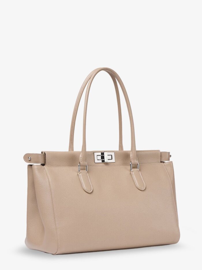 Fendi Peekaboo Tote Leather Shoulder Bag