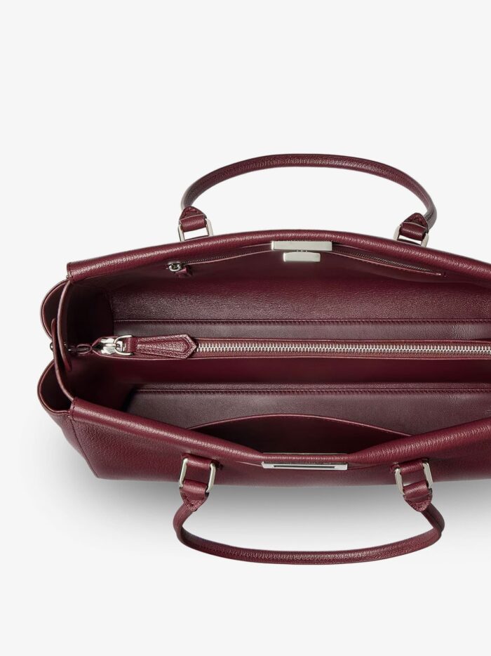 Fendi Peekaboo Tote Leather Shoulder Bag