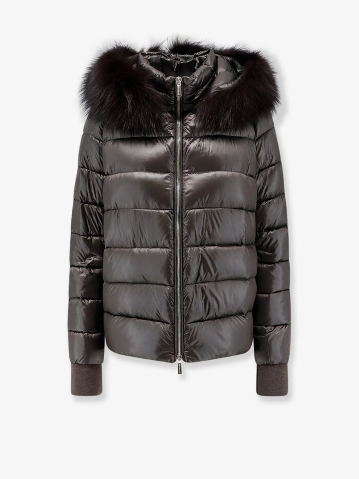 Moorer Pegaso A Removable Wool And Cashmere Blend Down Jacket