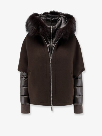 Moorer Pegaso A Removable Wool And Cashmere Blend Down Jacket