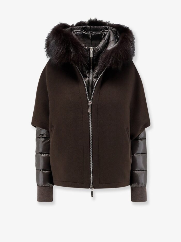 moorer pegaso a removable wool and cashmere blend down jacket Moorer Pegaso A Removable Wool And Cashmere Blend Down Jacket