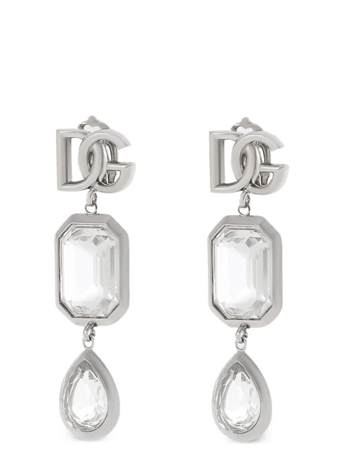 Dolce & Gabbana Pendant Earrings With Crystals