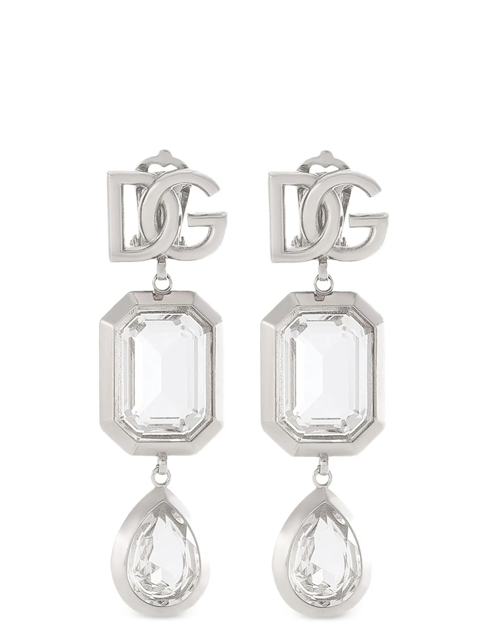 Dolce & Gabbana Pendant Earrings With Crystals