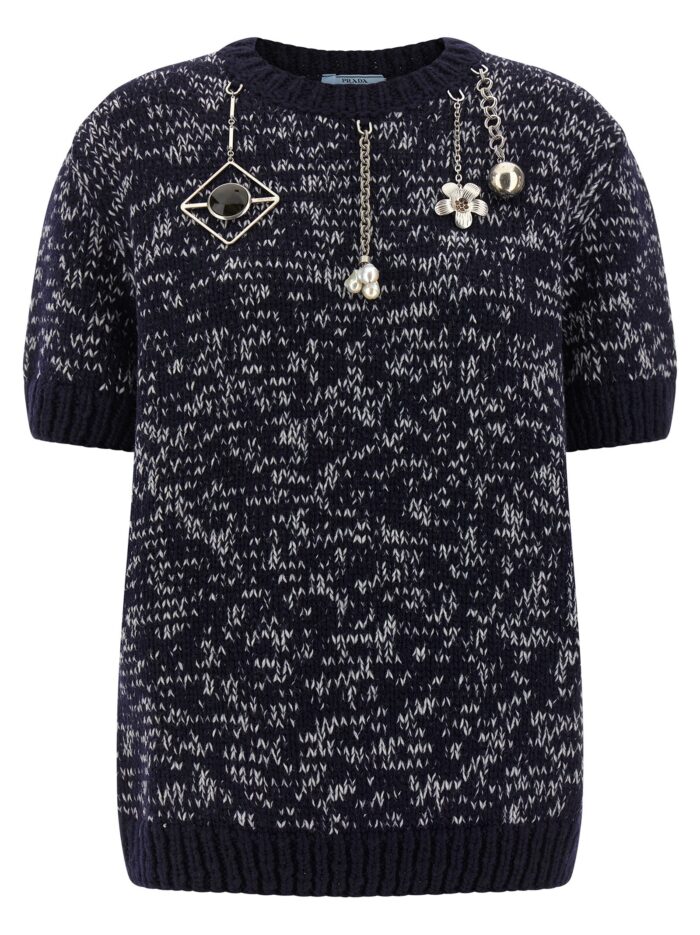 prada pendant sweater PRADA Pendant Sweater