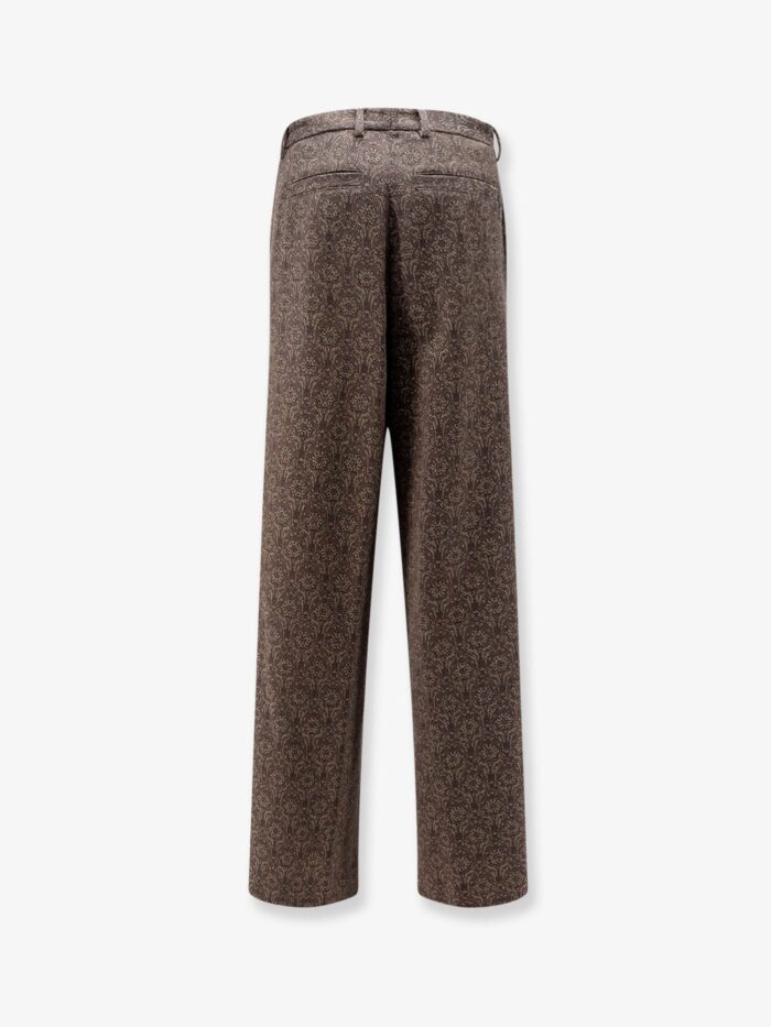 Dries Van Noten Penn Embroidered Viscose Trousers