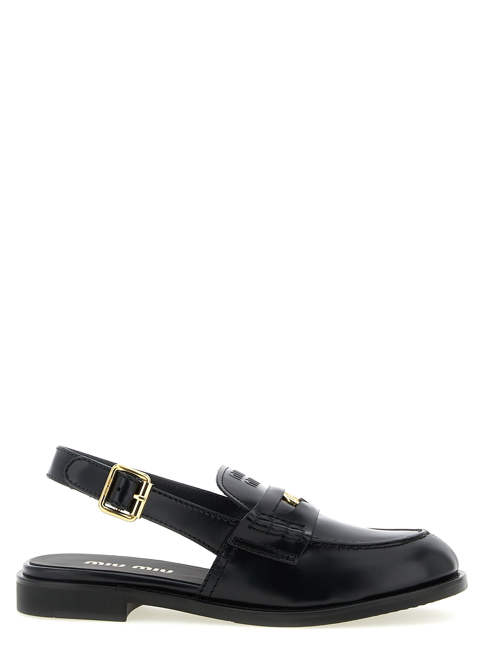 Miu Miu 'Penny Loafers' Sabots