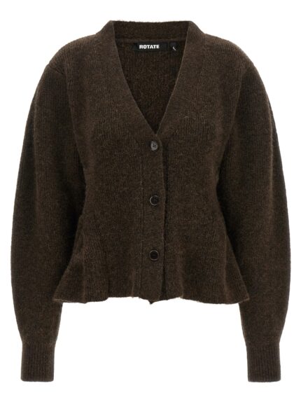 ROTATE BIRGER CHRISTENSEN 'Peplum' Fund Cardigan