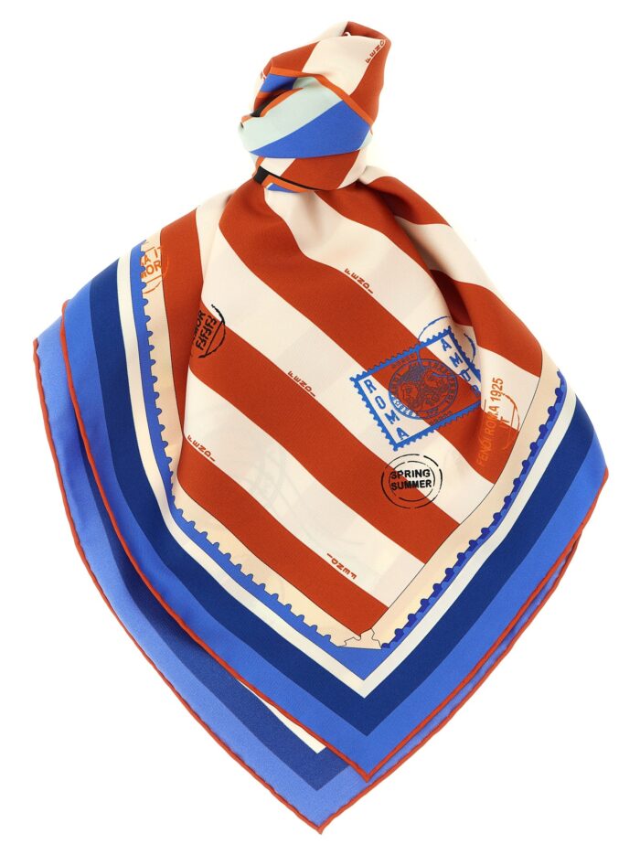 fendi 'pequin' silk scarf Fendi 'Pequin' Silk Scarf
