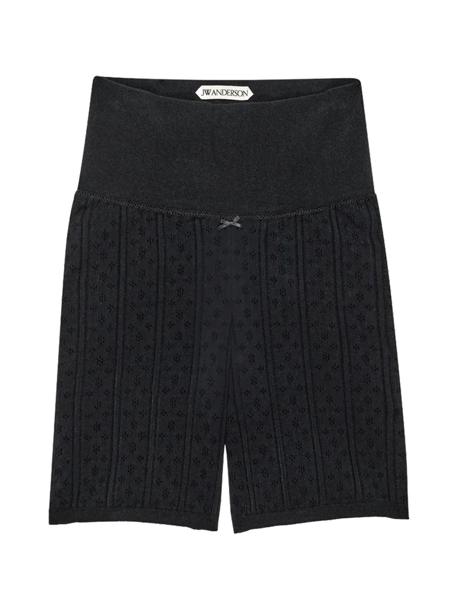 Jw Anderson Perforated Knit Shorts