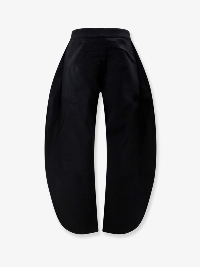 ALAIA Petal Trousers In Black Denim