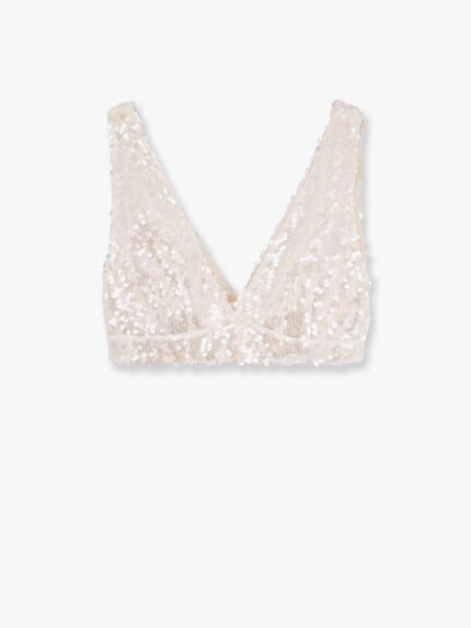 Philosophy Di Lorenzo Serafini Crop Fit Top With Macro Sequins