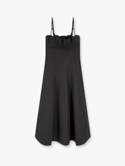 Philosophy Di Lorenzo Serafini Long Dress With Horizontal Neckline
