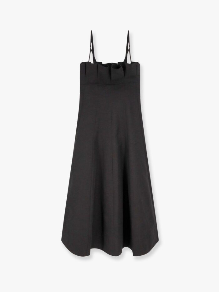 Philosophy Di Lorenzo Serafini Long Dress With Horizontal Neckline
