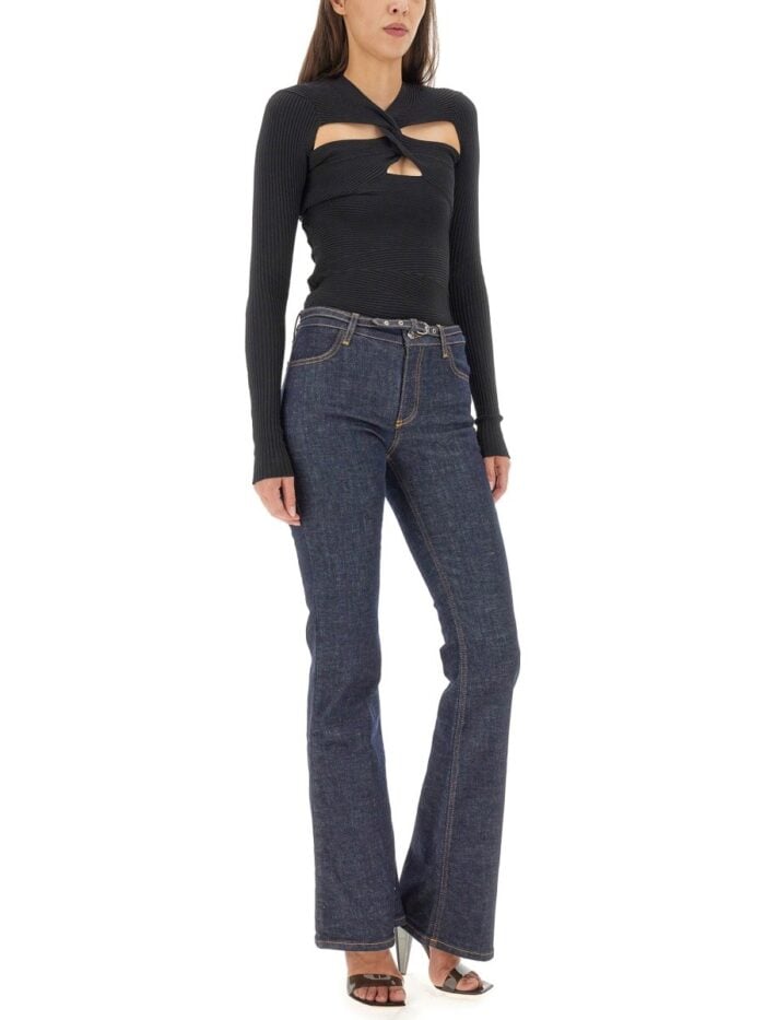 Philosophy Di Lorenzo Serafini MESH WITH CUT-OUT DETAILS