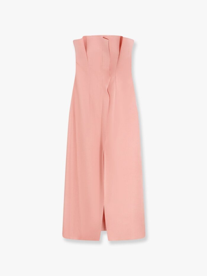 Philosophy Di Lorenzo Serafini Satin Long Dress With Bustier