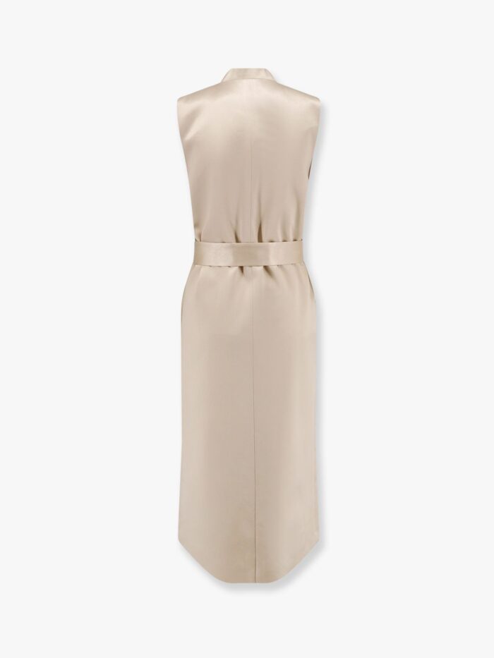 Philosophy Di Lorenzo Serafini Satin Vest/dress With Belt