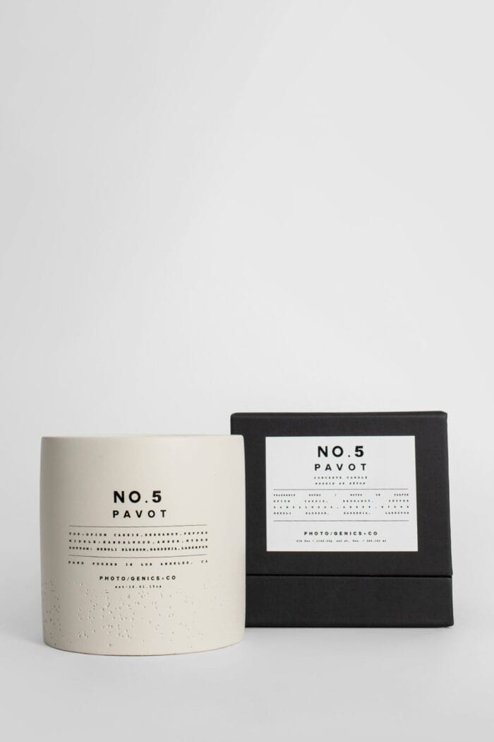 PHOTO/GENICS+CO No.5 Pavot Concrete Candle