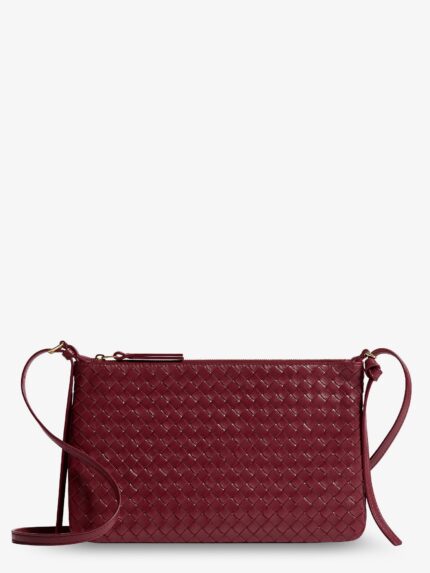 Bottega Veneta Piccolo Intrecciato Clutch With Shoulder Strap