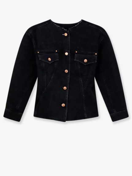 3X1 Pick Dumbo Jacket In Black Denim