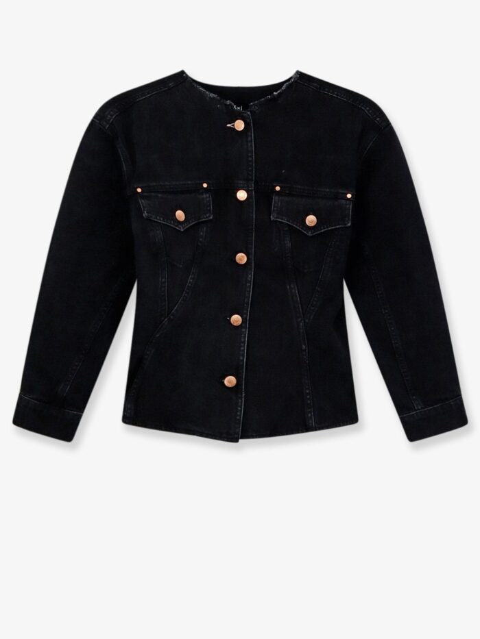 3x1 pick dumbo jacket in black denim 3X1 Pick Dumbo Jacket In Black Denim