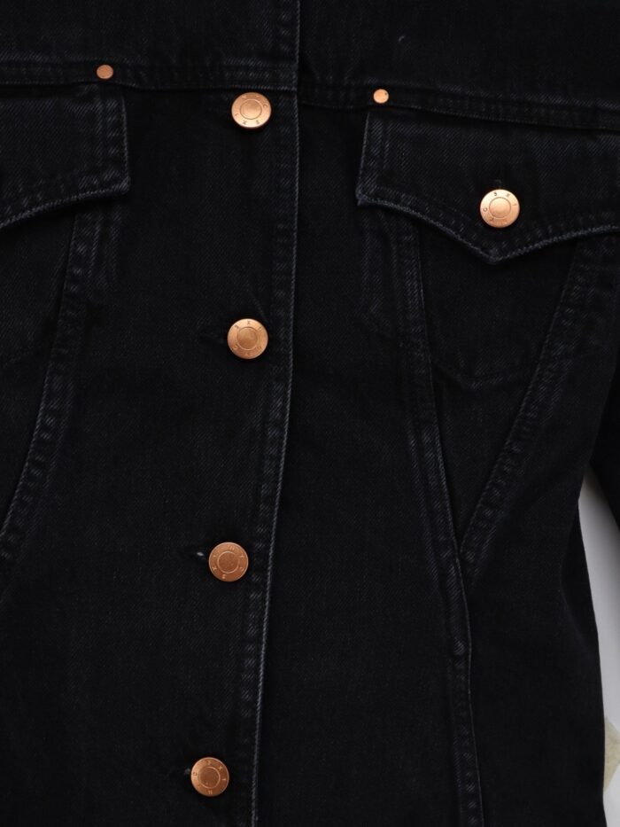 3X1 Pick Dumbo Jacket In Black Denim