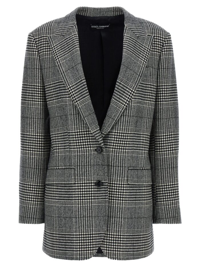 dolce & gabbana 'pied de poule' blazer Dolce & Gabbana 'Pied De Poule' Blazer