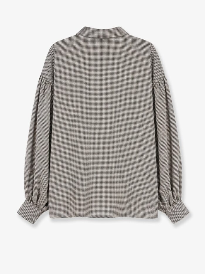 Actualee Pied-de-poule Shirt With Lurex Effect
