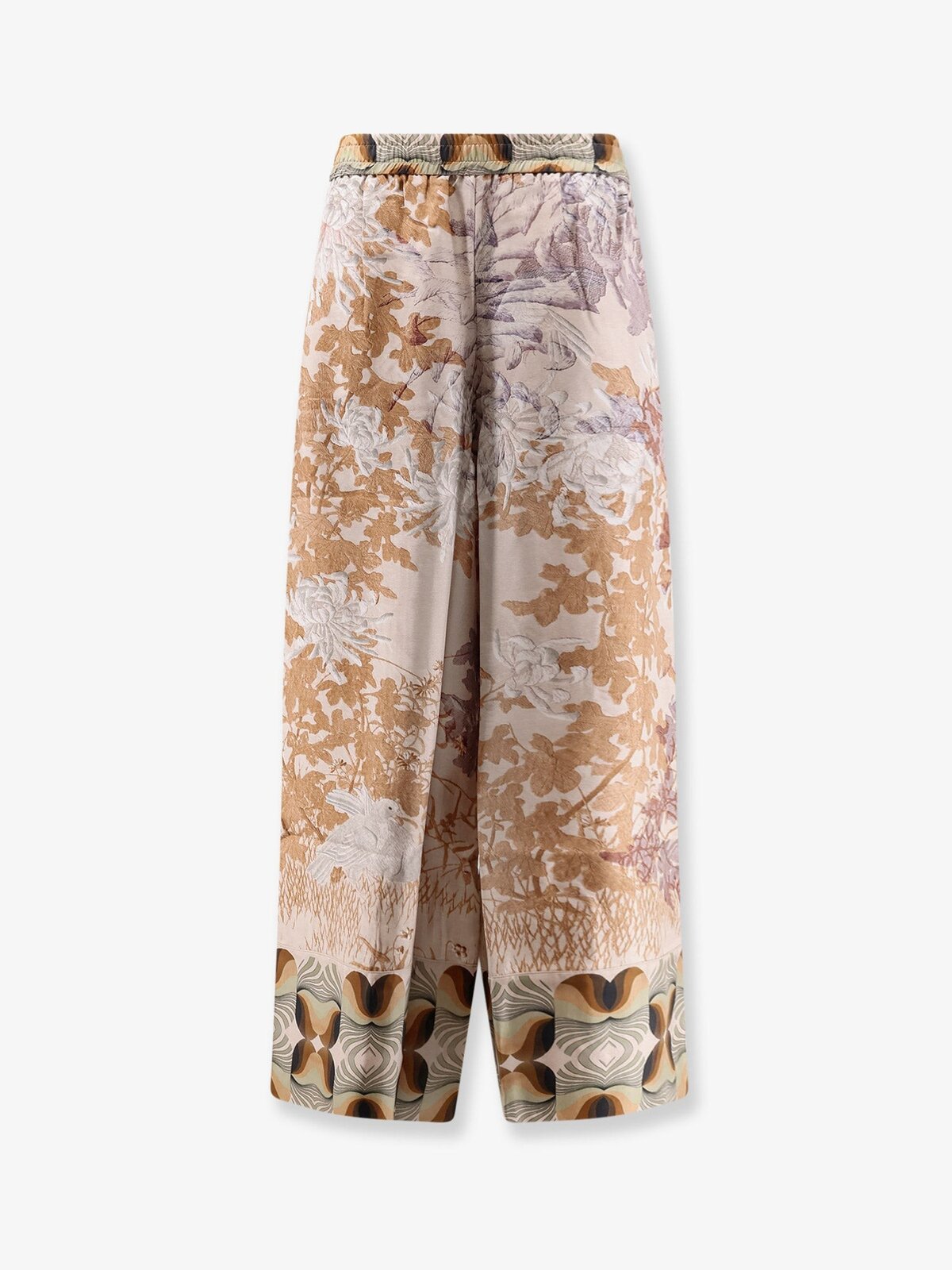 PIERRE-LOUIS MASCIA Silk Trouser With All-over Prints