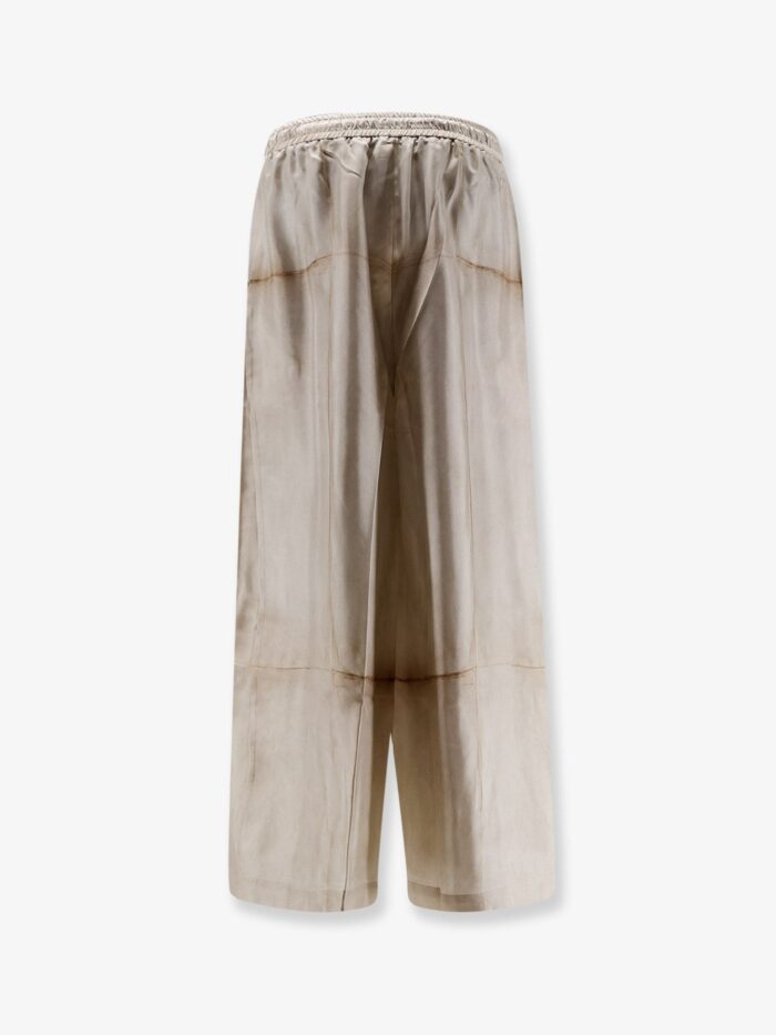 PIERRE-LOUIS MASCIA Silk Trousers With Floral Print