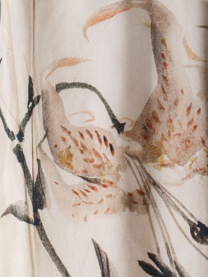 PIERRE-LOUIS MASCIA Silk Trousers With Floral Print