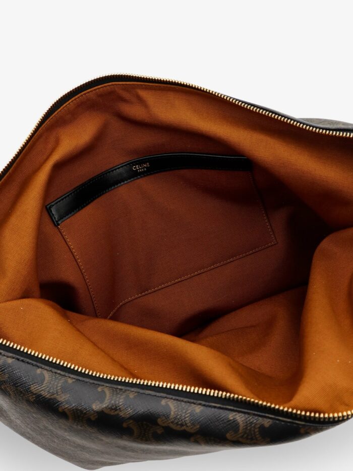Celine Pillow Bag Triomphe Canvas Maxi Clutch