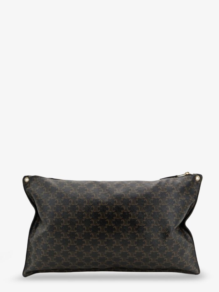 Celine Pillow Bag Triomphe Canvas Maxi Clutch