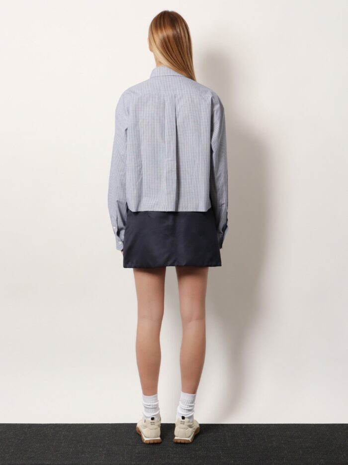 Miu Miu Pin Check Cotton Shirt