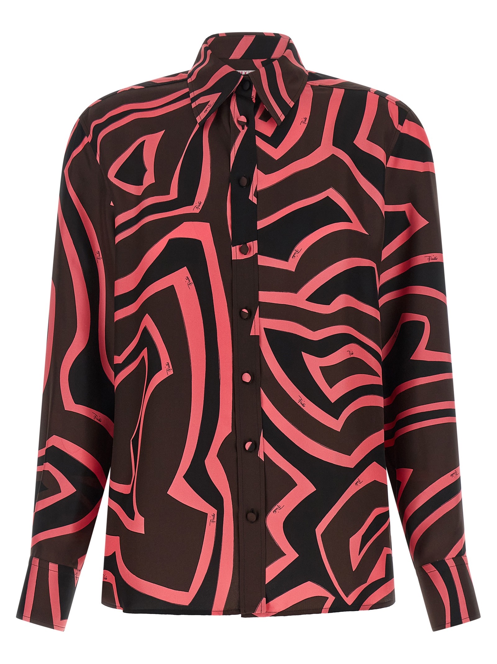 EMILIO PUCCI Pink 'Labirinto' Shirt