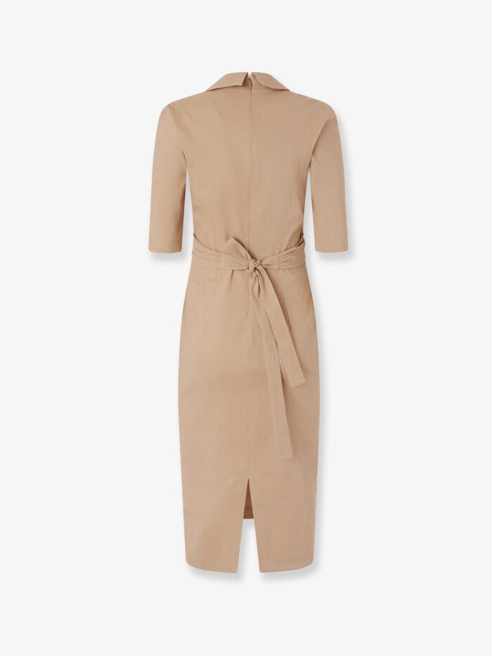 Pinko Allyson Stretch Linen And Viscose Dress